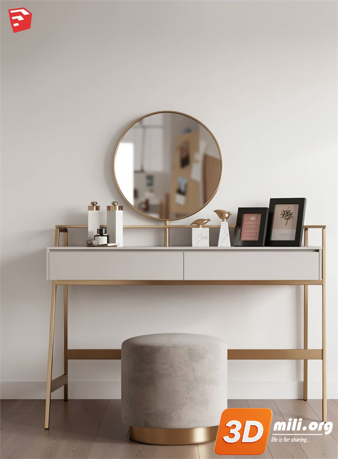 Dressing Table Skp Files 